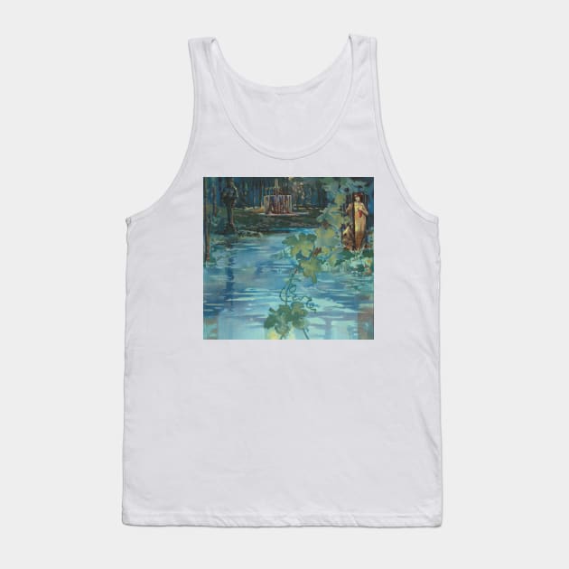 Mystery Wine Fountain Tank Top by alexp01